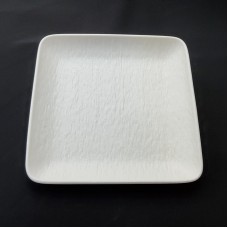 #BS5156-WT; Ceramic 17.5cm sq. plate..