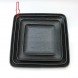 #BS5170-BK; Ceramic 27.5cm sq. plate