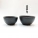 #BS5194-BK; Ceramic 11.5cm bowl - RC/BK 