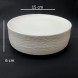 #BS5200-WT; Ceramic cylinder plate 15cm