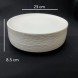 #BS5217-WT; Ceramic cylinder plate 23cm