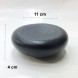 #BS5255-BK; Ceramic pebble  bowl 4.5"