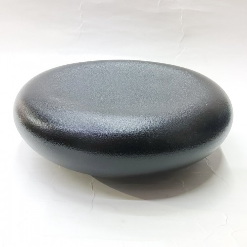 #BS5279-BK; Ceramic pebble shape bowl 7.25"