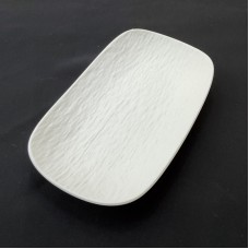 #BS5309-WT; Ceramic rectangle plate 15cm..