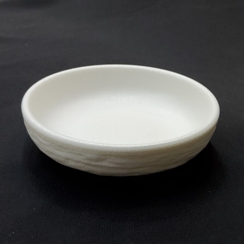 #BS5323-WT; Ceramic round plate 8cm