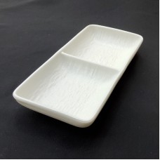 #BS5347-WT; Ceramic sauce dish 1x2 - RC/..