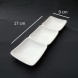 #BS5361-WT; Ceramic sauce dish 1x3 - RC/WT