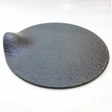 #BS8867-BK; Ceramic rd. 31cm slate shape..