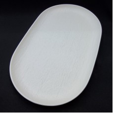 #BS8881-WT; Ceramic Platter 38.5x23.5cm ..