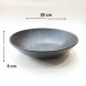 #BS8935-BK; Ceramic salad bowl 20cm - BK