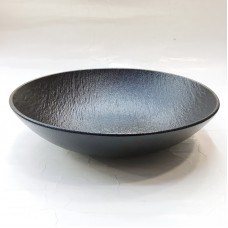 #BS8942-BK; Ceramic salad bowl 23cm - BK..