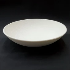 #BS8942-WT; Ceramic salad bowl 23cm - WT..