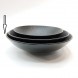 #BS8959-BK; Ceramic salad bowl 25cm - BK