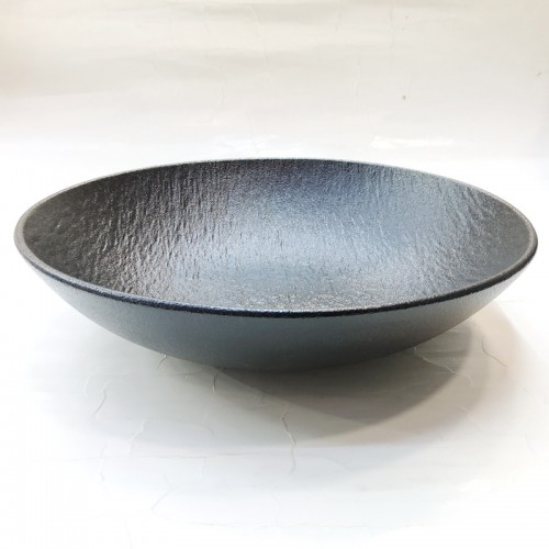 #BS8959-BK; Ceramic salad bowl 25cm - BK