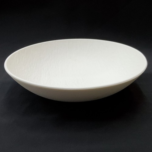 #BS8959-WT; Ceramic salad bowl 25cm - WT