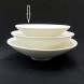 #BS8966-WT; Ceramic rd. bowl 20cm - WT