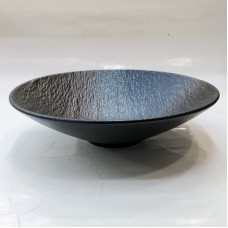 #BS8973-BK; Ceramic rd. bowl 23cm - BK..