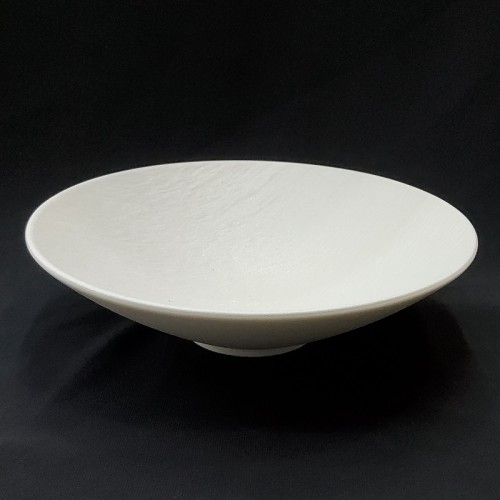 #BS8973-WT; Ceramic rd. bowl 23cm - WT