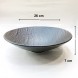 #BS8980-BK; Ceramic bowl 26cm - BK