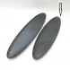 #BS8997-BK; Ceramic oval plate 43.5cm - BK