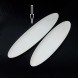 #BS9000-WT; Ceramic oval plate 49cm - WT 