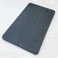 #BS9031-BK; Ceramic flat plate 28x17cm -..