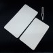 #BS9031-WT; Ceramic flat plate 28x17cm - WT