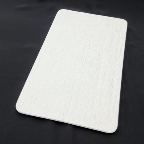 #BS9031-WT; Ceramic flat plate 28x17cm - WT