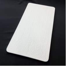 #BS9048-WT; Ceramic flat plate 35.5x18cm..