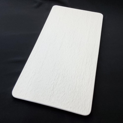 #BS9048-WT; Ceramic flat plate 35.5x18cm - WT