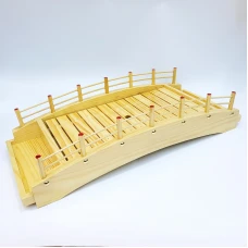 #BT2420; Wooden sushi bridge 60x25cm..