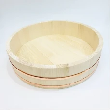 #BT2482; Wooden sushi bucket 39x10cm..