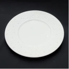 #BU6344; Ceramic 7" rd. Plate #YP/W..