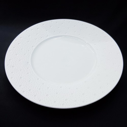 #BU6368; Ceramic 11" rd. Plate #YP/WT