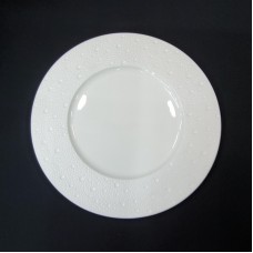 #BU6382; Ceramic 9" rd. plate #YP/W..