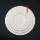 #BU6382; Ceramic 9" rd. plate #YP/WT