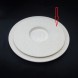 #BU6412; Ceramic 10.25" rd. plate #YP/WT 