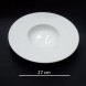 #BU6436; Ceramic 9.75"rd. plate #YP/WT