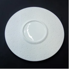 #BU6474; Ceramic 10" rd. plate #YP/..