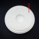 #BU6535; Ceramic 9.75" rd. plate #YP/WT