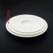 #BU6542; Ceramic 11" rd. plate #YP/WT