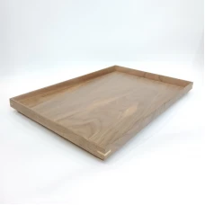 #BW3524;  Walnut wood tray 35x24cm..