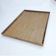 #BW4432;  Walnut wood tray 44x32cm..