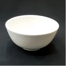 #BW50;  Ceramic white bowl 5 inch..