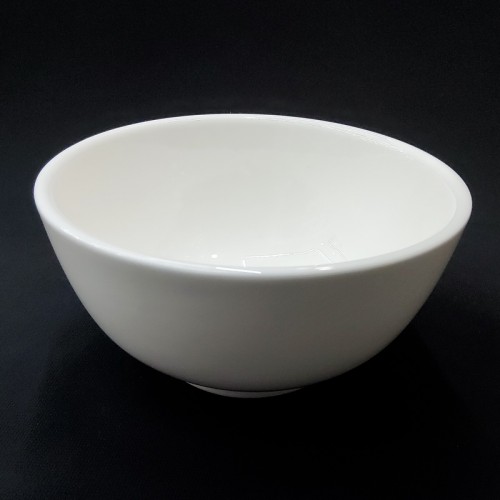 #BW60;  Ceramic white bowl 6 inch