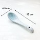 #BY-0327C; Ceramic spoon 15cm #595