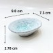 #BY-0334C; Ceramic sauce dish 3.75" #595