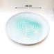 #BY-0402C; Ceramic plate 12" #595