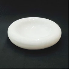 #BY-3182WT; Ceramic donut shape bowl 8&q..