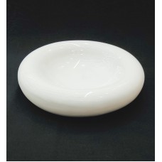 #BY-3199WT; Ceramic donut shape bowl 9.5..